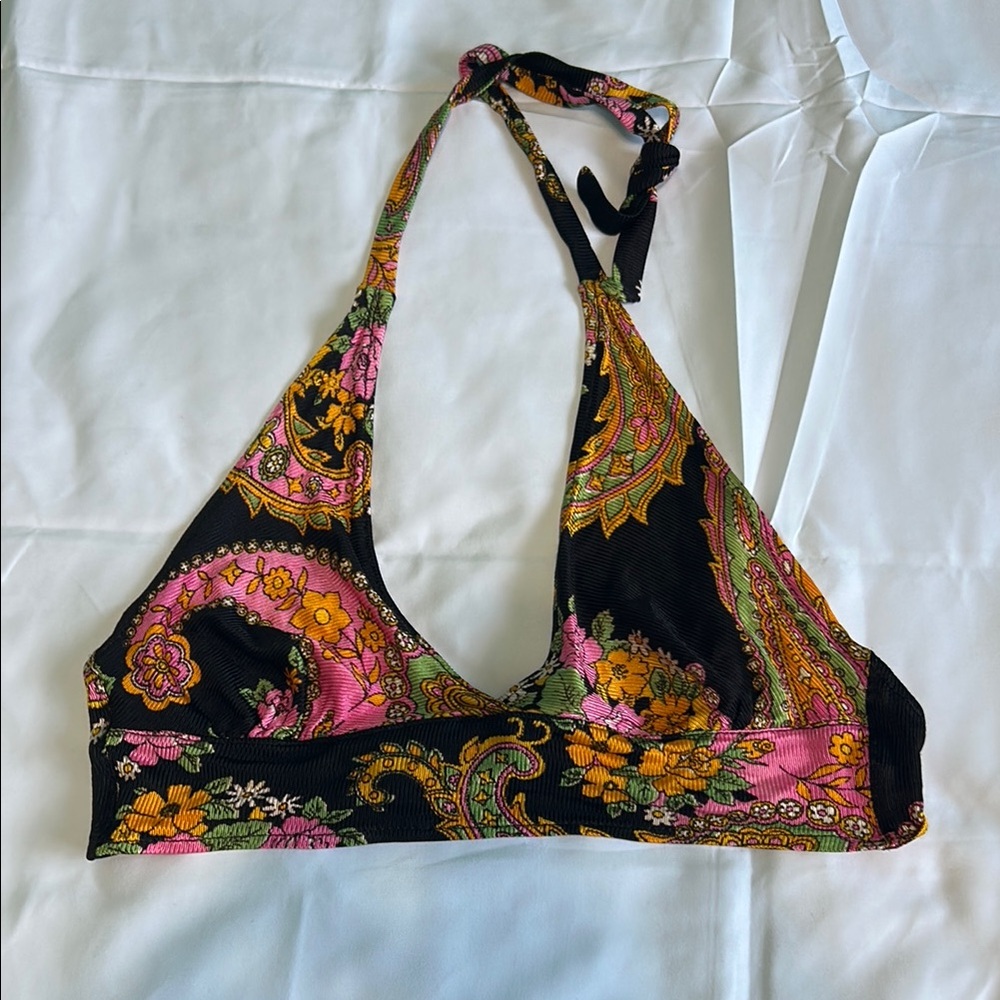 Colorful Paisley Halter Top